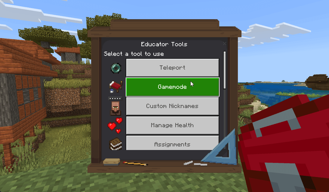 Gamemode change demonstration