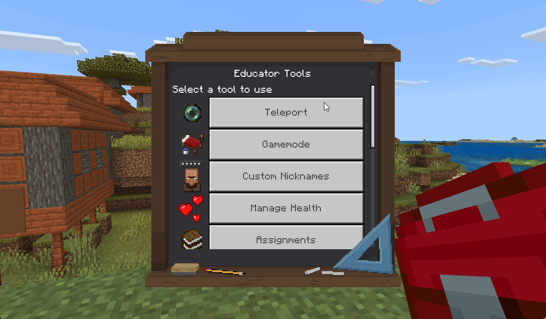 Heal Menu Screenshot