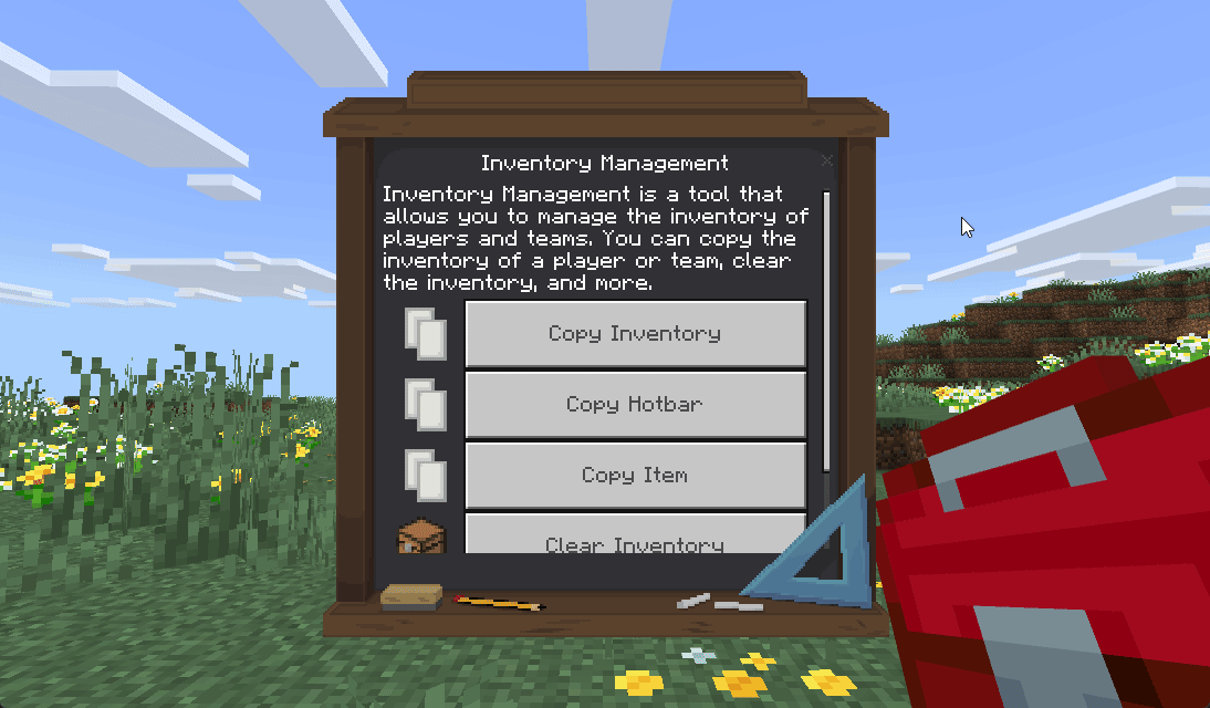 Inventory copy demonstration